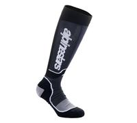 Crossstrümpfe Alpinestars Plus Socks Fluo Schwarz/WeißL Schwarz,Weiß