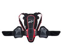 Alpinestars Nucleon KR-3 Rückenprotektor, schwarz-rot, Größe XL für Männer