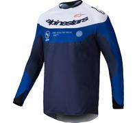 Alpinestars Pro-Dura Motocross Jersey, blau/weiß, Größe XXL