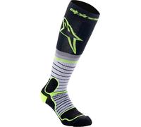 Crossstrümpfe Alpinestars Pro Socks Fluo Schwarz/Grau/Gelb FluoL Schwarz,Grau,Gelb Fluo