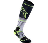 Crossstrümpfe Alpinestars Pro Socks Fluo Schwarz/Grau/Gelb FluoM Schwarz,Grau,Gelb Fluo