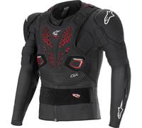 Alpinestars Bionic Pro V3 Plasma Protektorenjacke, schwarz-rot, Größe L