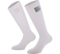 Alpinestars, Race V4 Socks, Technische Socken MX, Kompressionsstrümpfe für Damen und Herren, Funktionssocken für Motorradfahren, Motocross, Fahrradfahren, Laufen Weiß Größe M (1er stück)