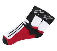 Alpinestars Racing Road Socken kurz, schwarz/rot, L/2XL