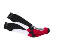 Alpinestars Racing Road Socks Long - Socken Gr. XL/XXL - Schwarz Rot Weiß