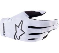 Alpinestars Radar lange Handschuhe weiß schwarz - S