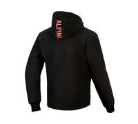 Alpinestars Radium Tech Zip Motorrad Hoodie (schwarz / rot)
