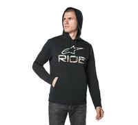 Alpinestars Ride Camo Hoodie V3 Kapuzenpullover für Herren Fleece Sweatshirt mit Kapuze Schwarz XL