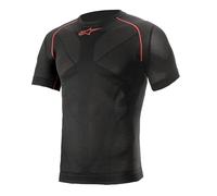 Alpinestars Ride Tech V2 Funktionsshirt, schwarz/rot, Größe XS/S