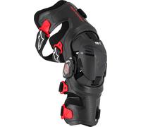 Cross Kniestützen Alpinestars RK-7 PLASMA Schwarz-Rot M Schwarz