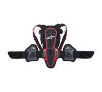 Alpinestars Nucleon KR-3 Rückenprotektor, schwarz-rot, Größe XL für Männer