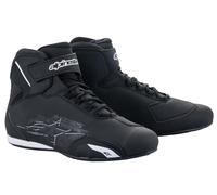 Alpinestars Sektor Motorradschuhe Gr. 44 EU - Schwarz-Weiß