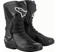 Alpinestars SMX-6 Drystar® v3 wasserdichte Motorrad Stiefel, schwarz-weiss, Größe 47 für Männer
