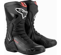 Alpinestars SMX-6 V3 Fluo Motorrad Stiefel, schwarz-rot, Größe 40 für Männer