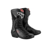 Alpinestars SMX-6 V3 sportliche Motorradstiefel Gr. 46 EU - Schwarz Rot Fluo