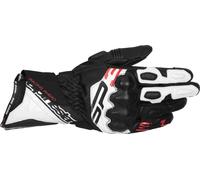 Alpinestars Sp-3 Motorrad Handschuhe, schwarz/weiß/neon rot, Größe 3XL