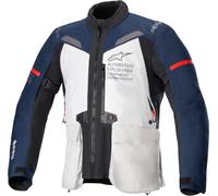 Alpinestars ST-7 2L Gore-Tex wasserdichte Motorrad Textiljacke, grau-blau, Größe 4XL für Männer