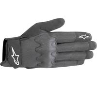 Alpinestars Stated Air perforierte Motorrad Handschuhe, schwarz-grau, Größe M für Männer