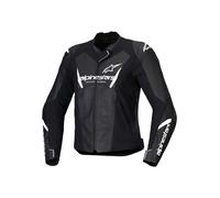 Alpinestars Stella Faster V3 Black White Motorrad Lederjacke Gr. 38 - Damen