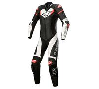 Alpinestars Stella GP Plus Damen 1-Teiler Motorrad Lederkombi, schwarz-weiss-rot, Größe 48