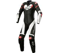 Alpinestars Stella GP Plus Damen 1-Teiler Motorrad Lederkombi, schwarz-weiss-rot, Größe 48