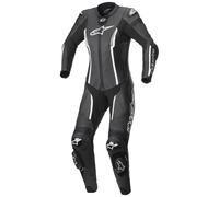 Alpinestars Stella Missile V2 1-Teiler Motorrad Damen Lederkombi, schwarz-weiss, Größe 46