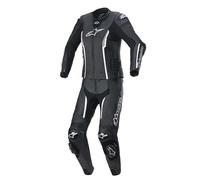 Alpinestars Stella Missile V2 2-Teiler Motorrad Damen Lederkombi, schwarz-weiss, Größe 50