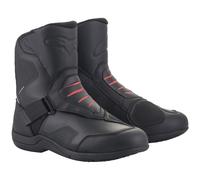 Alpinestars Ridge V2 Wasserdichte Motorradstiefel, schwarz-rot, Größe 42 für Männer