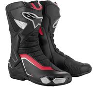Alpinestars SMX 6 V3 Boots black silver red Gr. 46 EU Motorradstiefel grau rot
