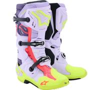 ALPINESTARS Stiefel Tech 10 Supervented Purple / Yellow Fluo / Diva Pink 8