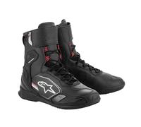 Alpinestars Superfaster Motorradschuhe schwarz / grau / hellrot 46