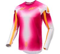 Alpinestars Supertech Mig LE Motocross Jersey, weiss-pink, Größe XL für Männer