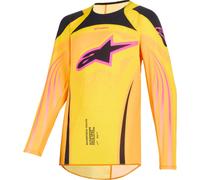Alpinestars Supertech Nomur Jugend Motocross Jersey, gelb-orange, Größe XL