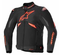 Alpinestars T-GP R V3 Drystar Jacke wasserdicht schwarz/neon-rot/weiss, M