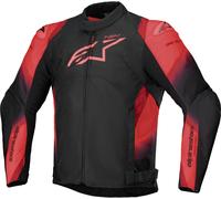 Alpinestars T-SP 1 V2 wasserdichte Motorrad Textiljacke, schwarz-rot, Größe 2XL für Männer