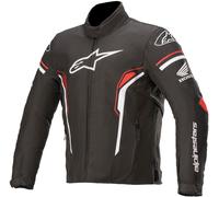 Alpinestars T-SP-1 Wasserdichte Motorrad Textiljacke, schwarz-weiss-rot, Größe XL für Männer