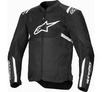 Alpinestars T-Sps Air V2 Motorrad Textiljacke, schwarz-weiss, Größe 3XL für Männer