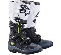 Alpinestars Tech 5 Motocross Stiefel, schwarz/grau/weiß, Größe 12 (47)