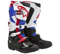Alpinestars Tech 7 Enduro Drystar Honda Stiefel, schwarz-weiß-blau-rot Größe: 47