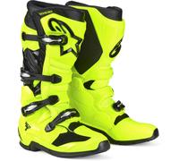 Alpinestars Tech 7 Motocross Stiefel, schwarz-gelb, Größe 52 für Männer