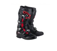 Alpinestars Tech 7 Stiefel Schwarz Rot