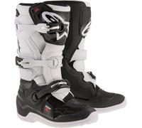 Alpinestars Tech 7S Jugend Motocross Stiefel, schwarz-weiss, Größe 42