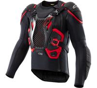Alpinestars Tech-Air Off-Road Airbag Protektorenshirt, schwarz-rot, Größe L für Männer