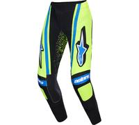 Alpinestars Techstar Nomur Motocross Hose, grün-blau, Größe 32 für Männer