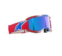 Alpinestars Vision 5 Corp Brille Rot Weiß Blau verspiegelt