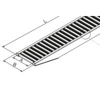 Altec Alu-Verladeschienen AVS 110|305 LG ohne Schutzrand - Länge: 1610 mm