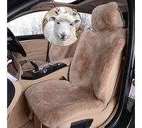 Altlue Echtes Schaffell-Sitzbezüge für Autos, SUVs, LKW, Van, Wohnmobil, Vordersitze, echtes Schaffell, Autositzbezüge, Schaffell, Autositzbezüge, flauschig, universell (einteilig)