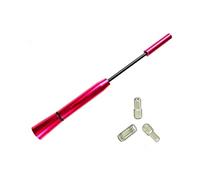 Alu Aluminium Kurzstabantenne Stabantenne Antenne 16 V 16V - Style 16 cm - PINK / ROT - Mit verschiedenen Gewindestücken M4 M5 M6 ************************************************* NEU ************************************