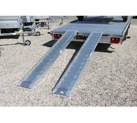 Alu Auffahrschienen Auffahrrampe Rampe 2500 kg 2560 mm für Unsinn Anhänger