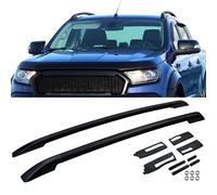Alu Dachreling Schwarz zum Nachrüsten passend für Ford Ranger T6 T7 T8 2012-2022